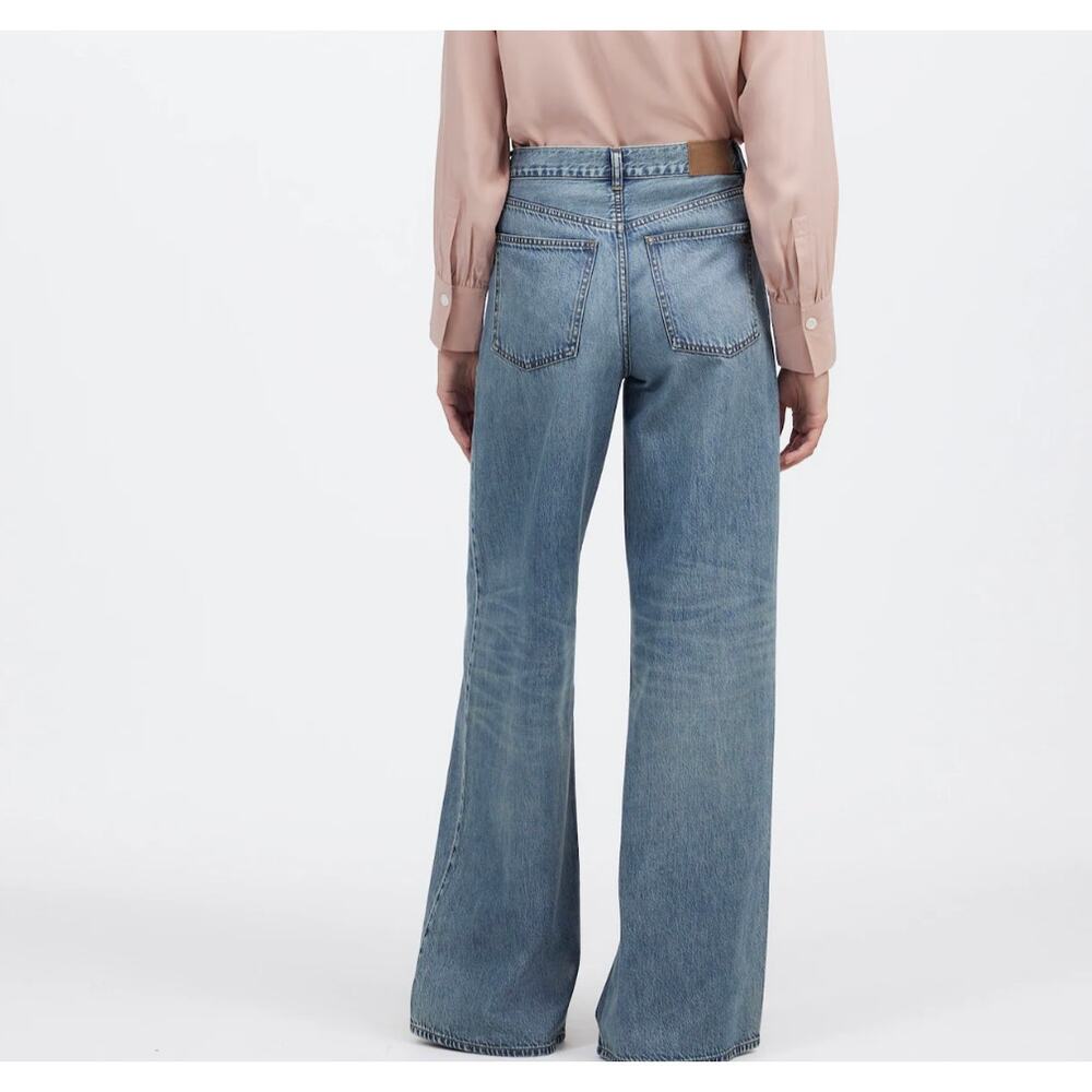 Madewell Petite Superwide Leg Jeans Airy Denim Edition 26P - Picture 2 of 7